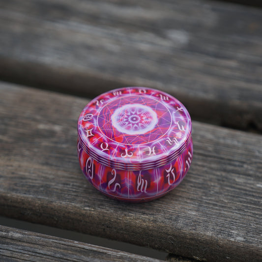 Homemade Lotion Bar in colorful tin - Special Edition (pink-mystical)